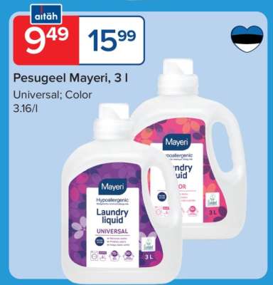 Pesugeel Mayeri, 3 l