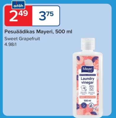 Pesuäädikas Mayeri, 500 ml