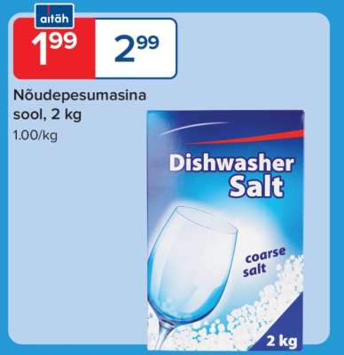 Nõudepesumasina sool, 2 kg
