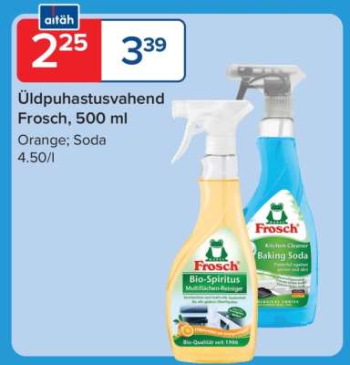 Üldpuhastusvahend Frosch, 500 ml