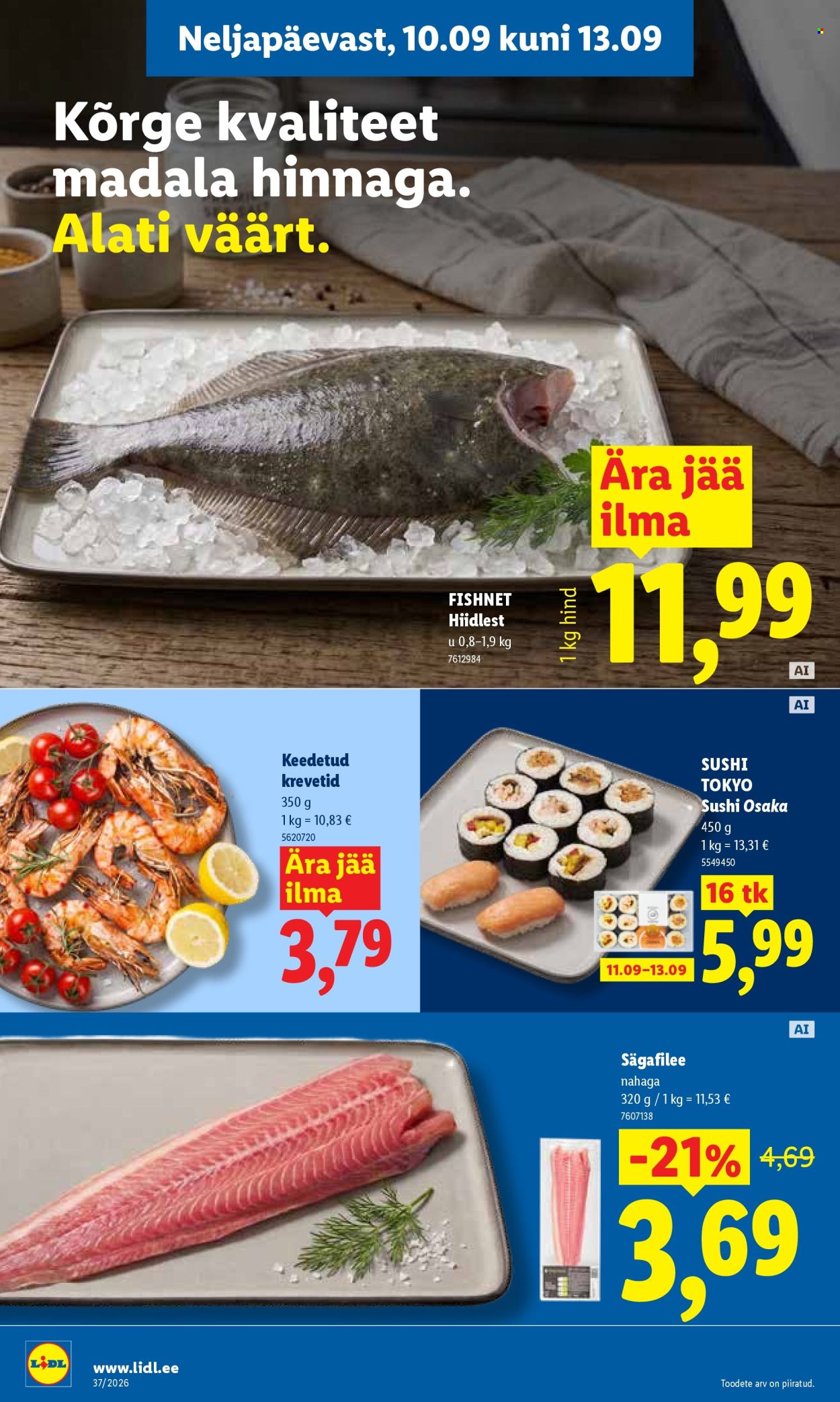 Lidl kliendileht - 07.09.2026 - 13.09.2026. Lehekülg 46