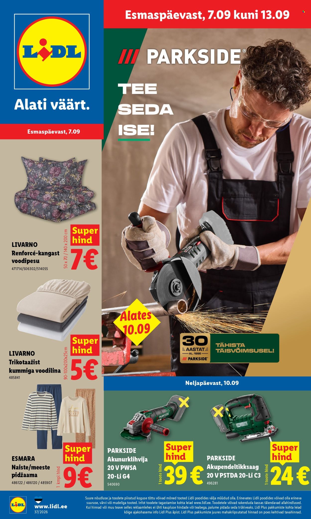 Lidl kliendileht - 07.09.2026 - 13.09.2026. Lehekülg 1