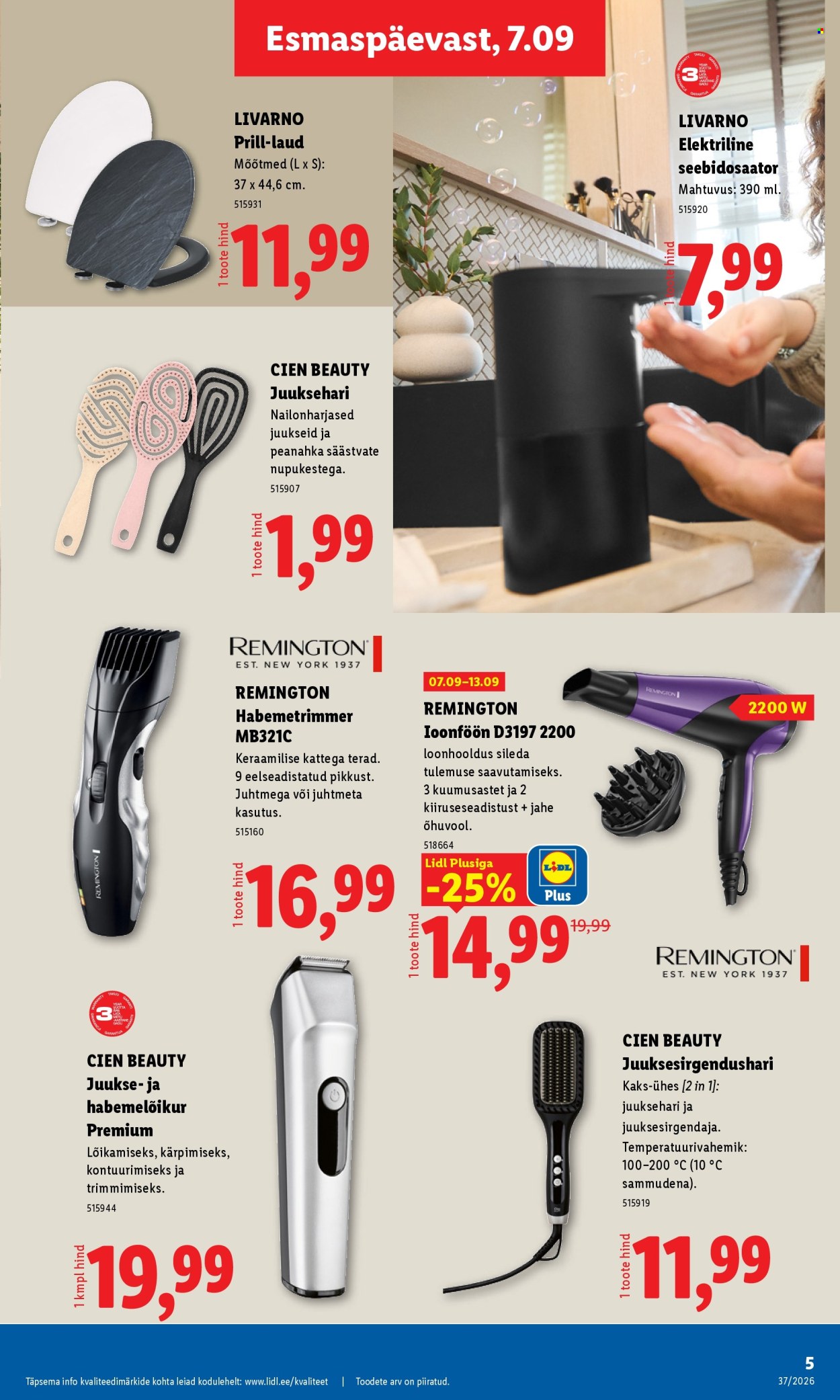 Lidl kliendileht - 07.09.2026 - 13.09.2026. Lehekülg 5