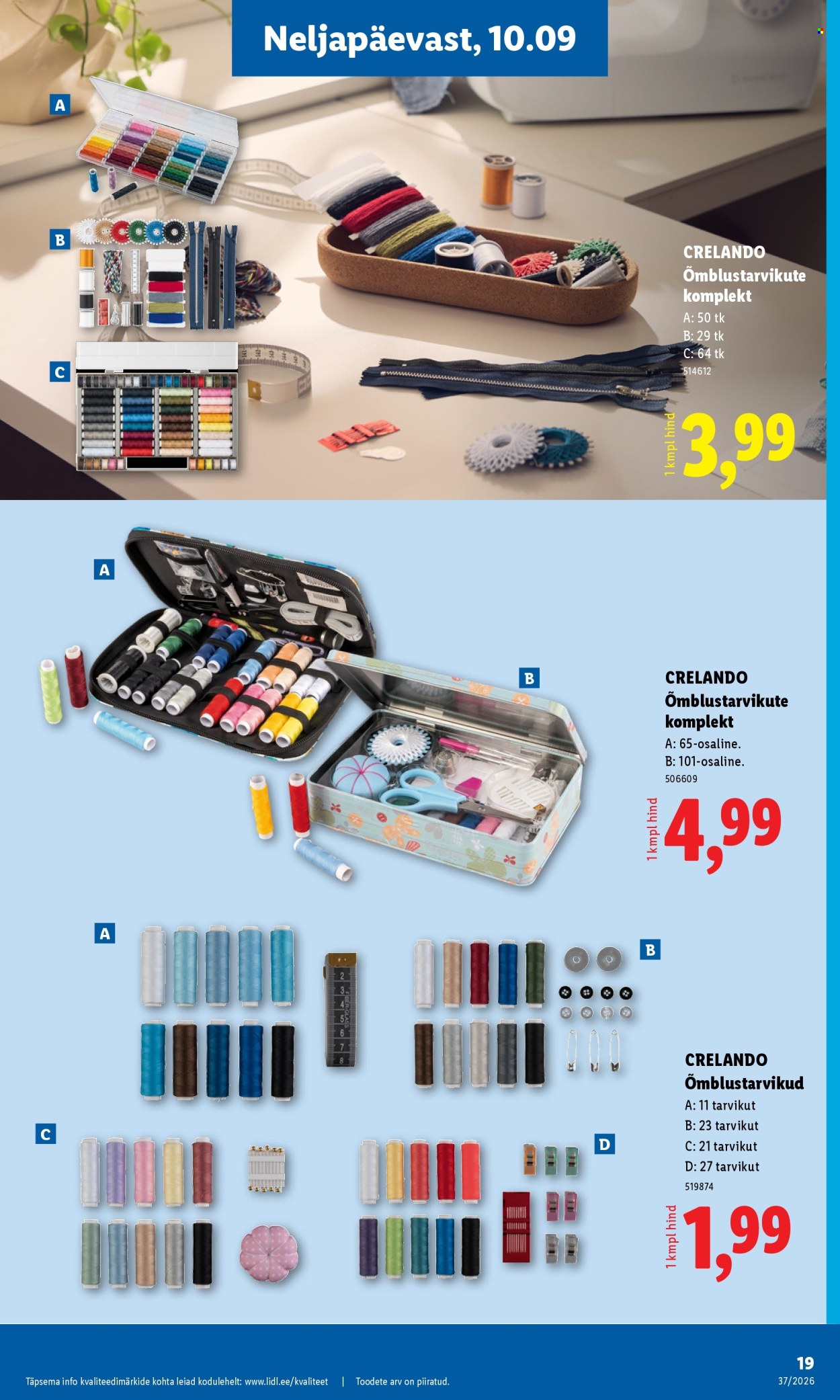 Lidl kliendileht - 07.09.2026 - 13.09.2026. Lehekülg 19