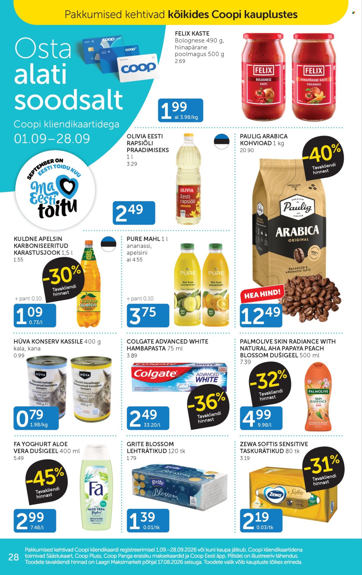 Coop kliendileht - 08.09.2026 - 14.09.2026. Lehekülg 28