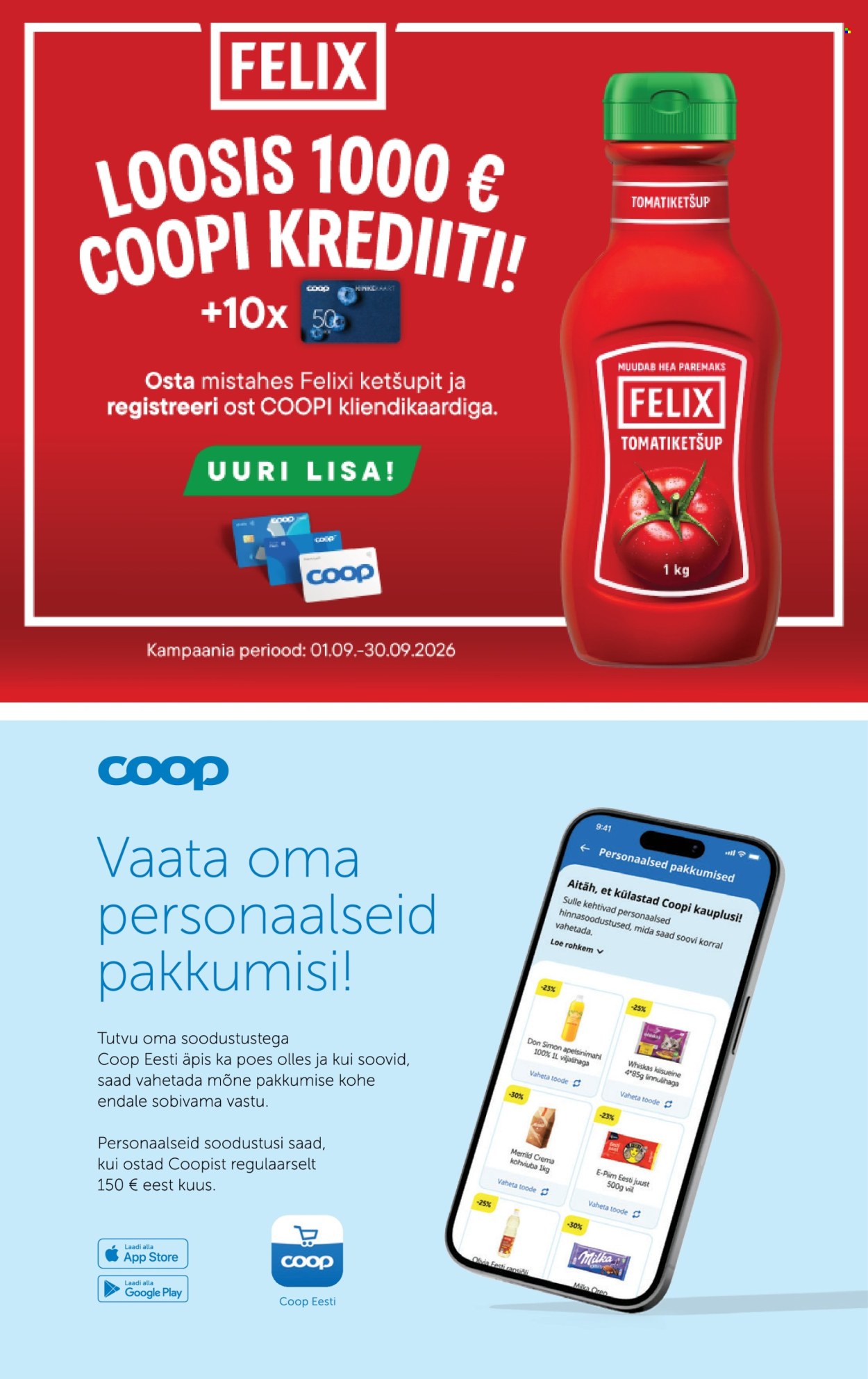 Coop kliendileht - 08.09.2026 - 14.09.2026. Lehekülg 29