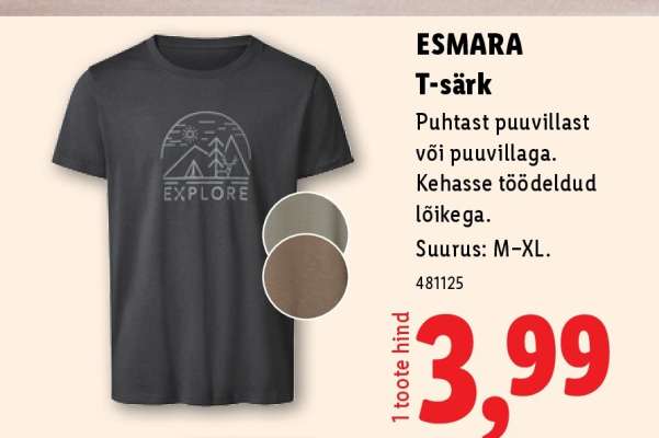 esmara T-särk
