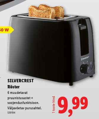 SILVERCREST Röster