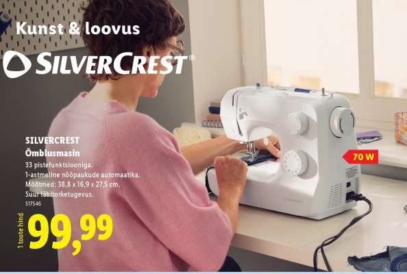 SILVERCREST Õmblusmasin
