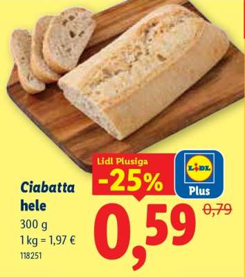 Ciabatta, hele