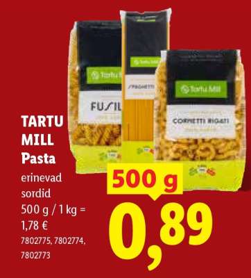 Tartu Mill Pasta