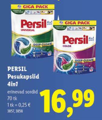 PERSIL Pesukapslid 4in1