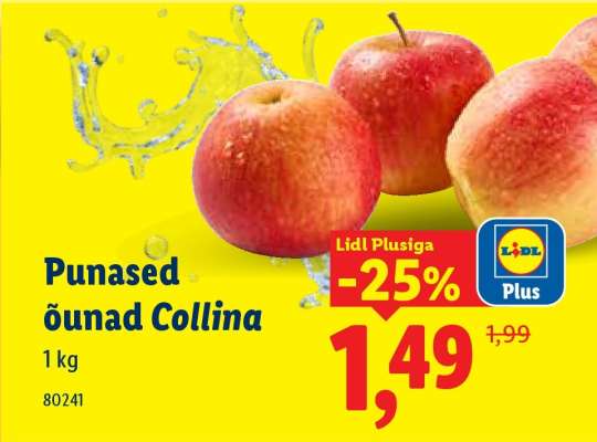 Punased õunad Collina