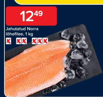Jahutatud Norra lõhefilee