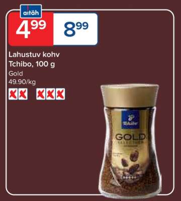 Lahustuv kohv Tchibo