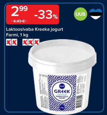 Laktoosivaba Kreeka jogurt