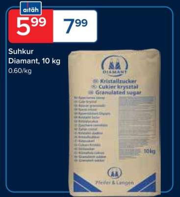 Suhkur Diamant, 10 kg