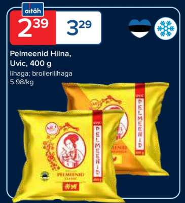 Pelmeenid Hiina, Uvic