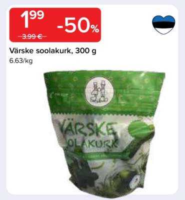 Värske soolakurk