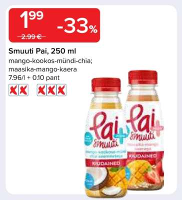 Smuuti Pai, 250 ml