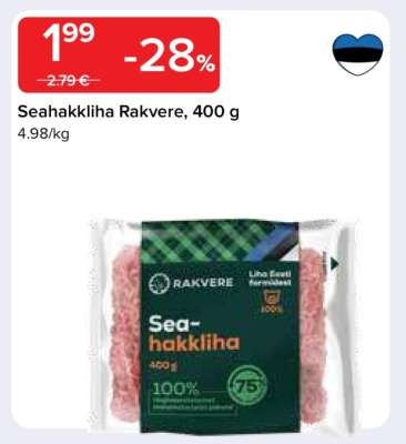 Seahakkliha Rakvere, 400 g