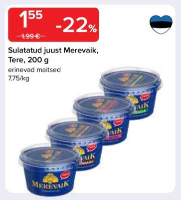 Sulatatud juust Merevaik