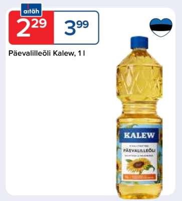 Päevalilleõli Kalew, 1l