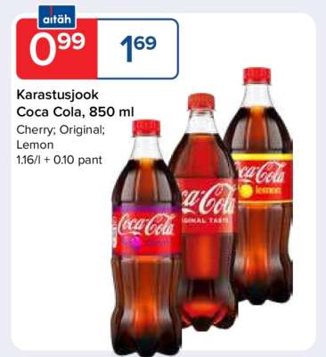 Karastusjook Coca-Cola, 850 ml