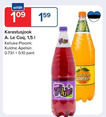 Karastusjook A. Le Coq, 1,5 l