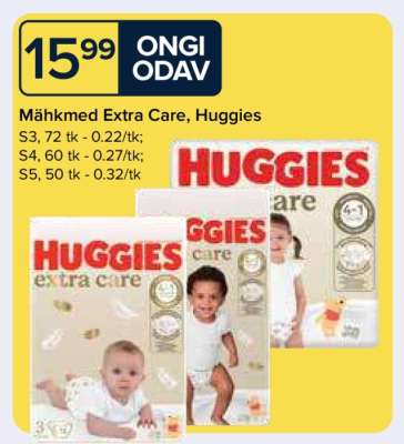 Mähkmed Extra Care, Huggies