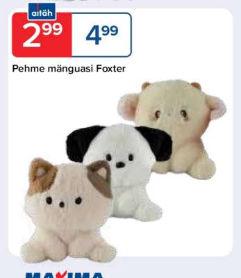 Pehme mänguasi Foxter