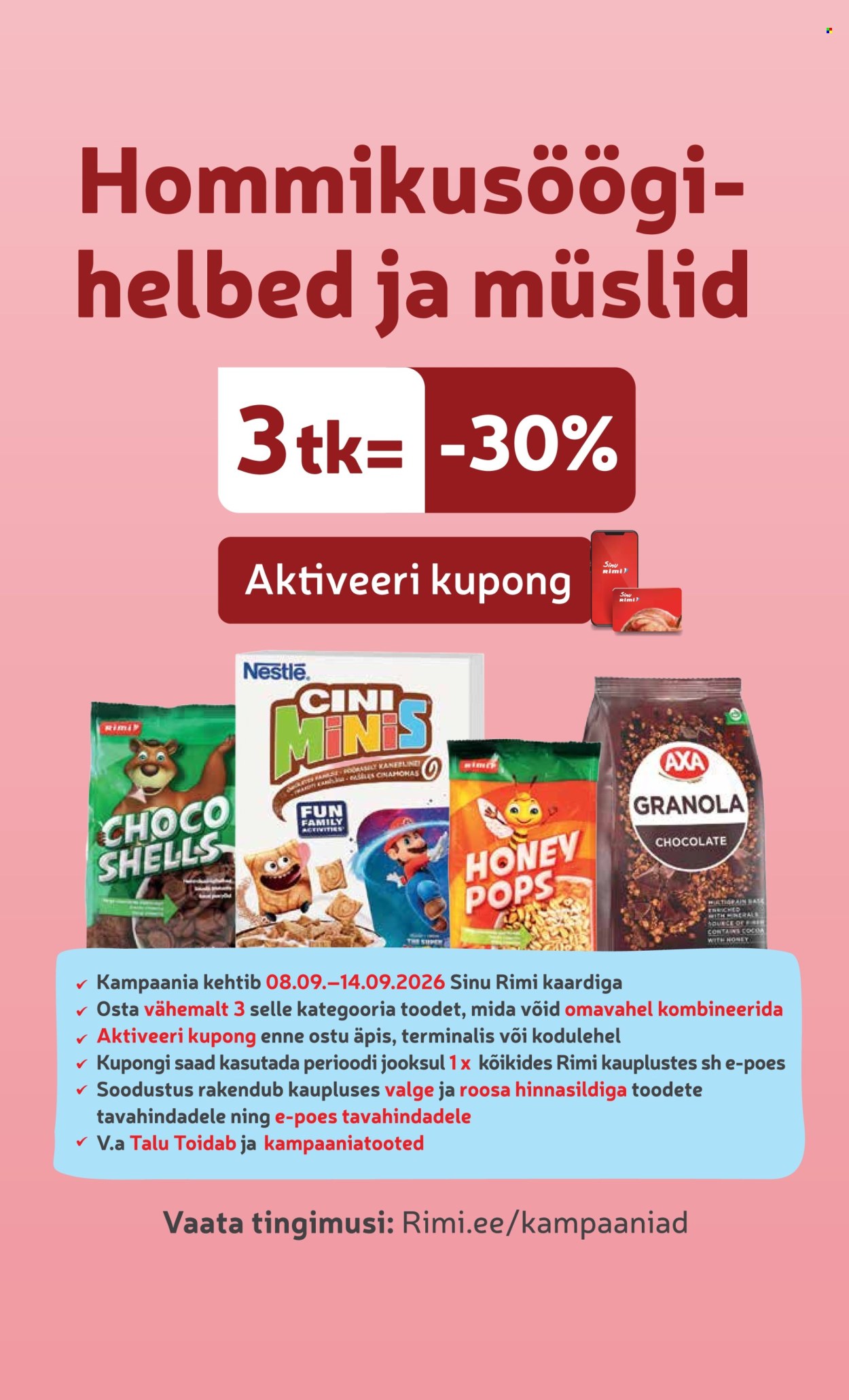 Rimi kliendileht - 08.09.2026 - 14.09.2026. Lehekülg 30
