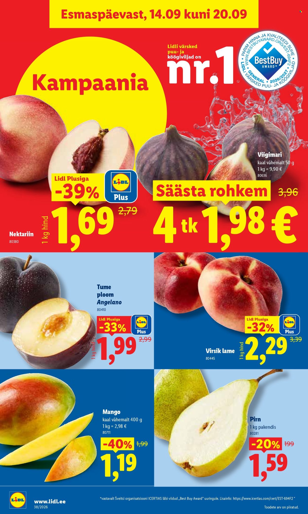 Lidl kliendileht - 14.09.2026 - 20.09.2026. Lehekülg 4