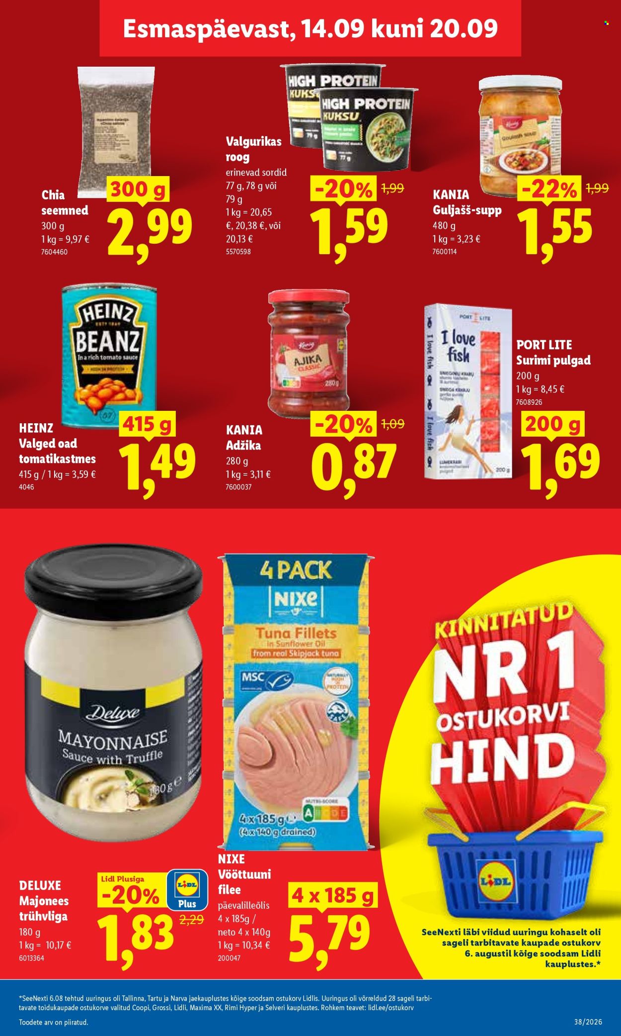 Lidl kliendileht - 14.09.2026 - 20.09.2026. Lehekülg 13