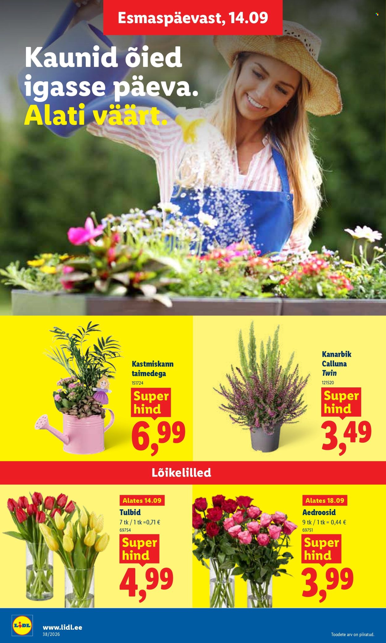 Lidl kliendileht - 14.09.2026 - 20.09.2026. Lehekülg 20