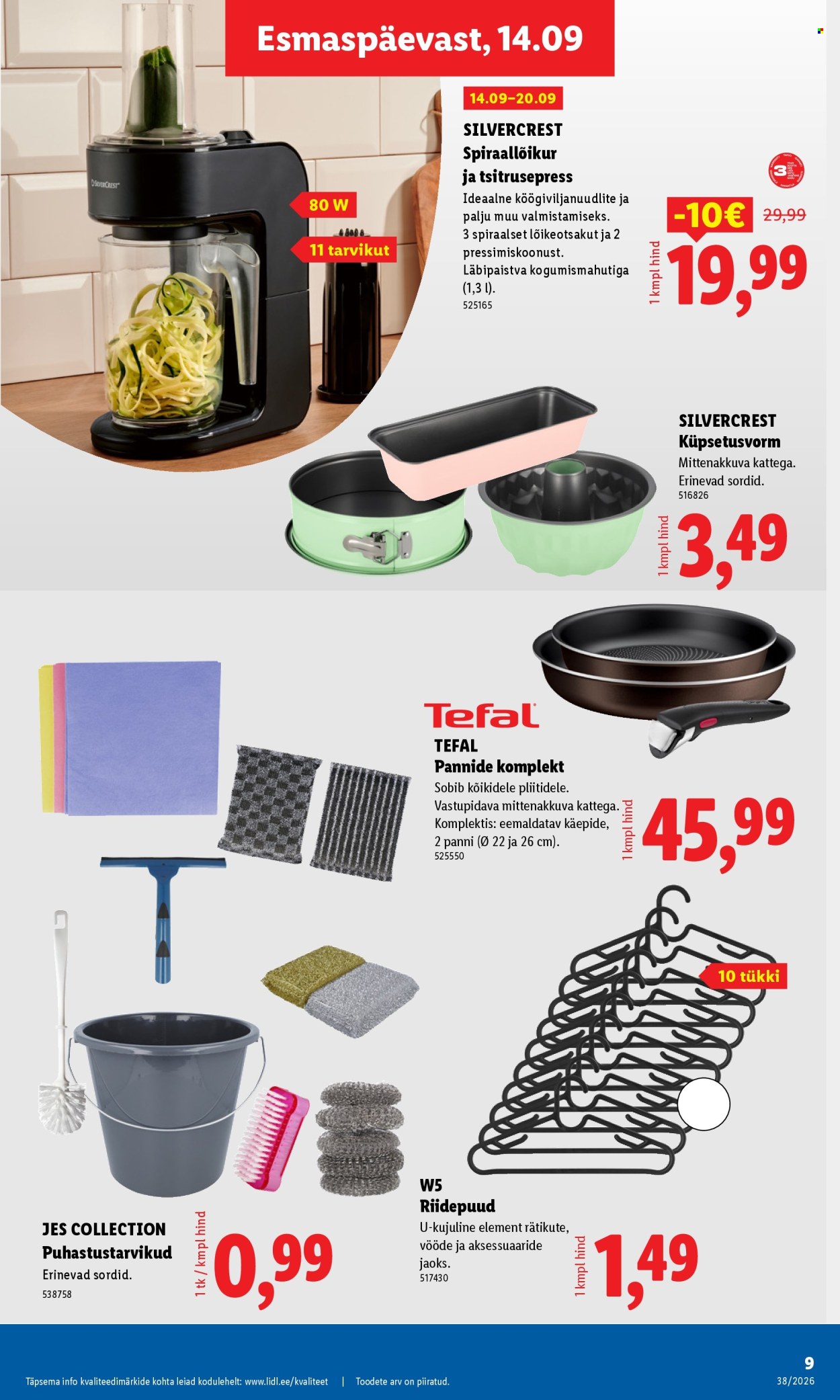 Lidl kliendileht - 14.09.2026 - 20.09.2026. Lehekülg 9
