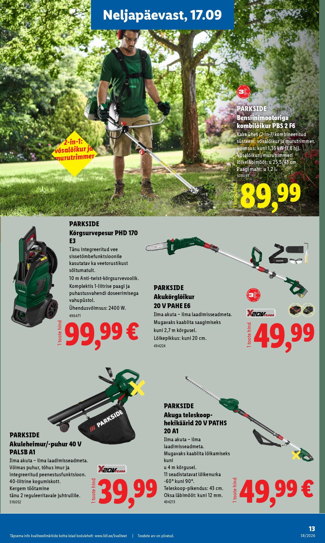 Lidl kliendileht - 14.09.2026 - 20.09.2026. Lehekülg 13