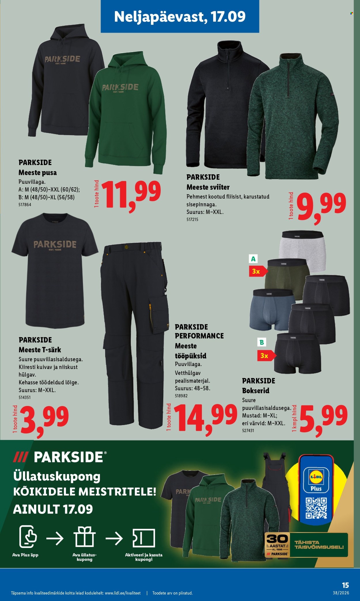 Lidl kliendileht - 14.09.2026 - 20.09.2026. Lehekülg 15