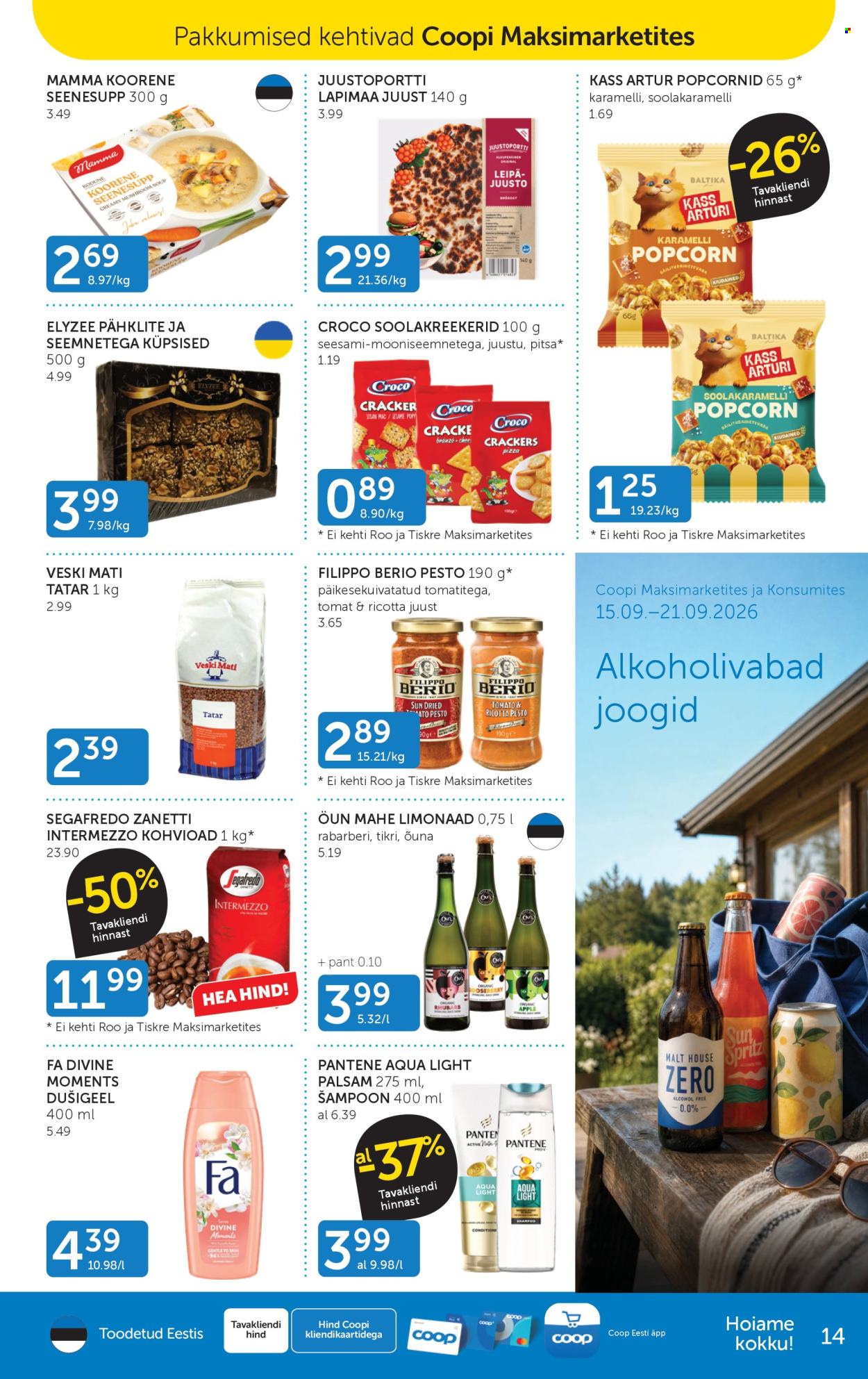 Coop kliendileht - 15.09.2026 - 21.09.2026. Lehekülg 14