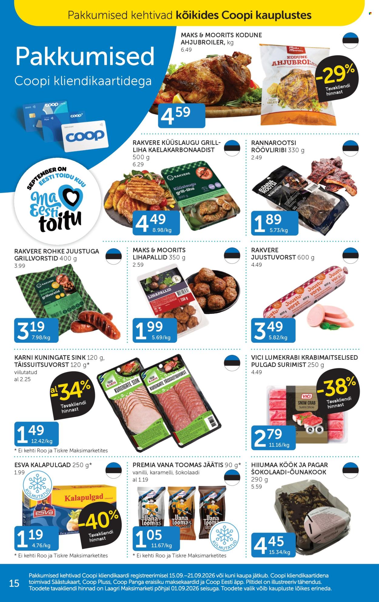 Coop kliendileht - 15.09.2026 - 21.09.2026. Lehekülg 15