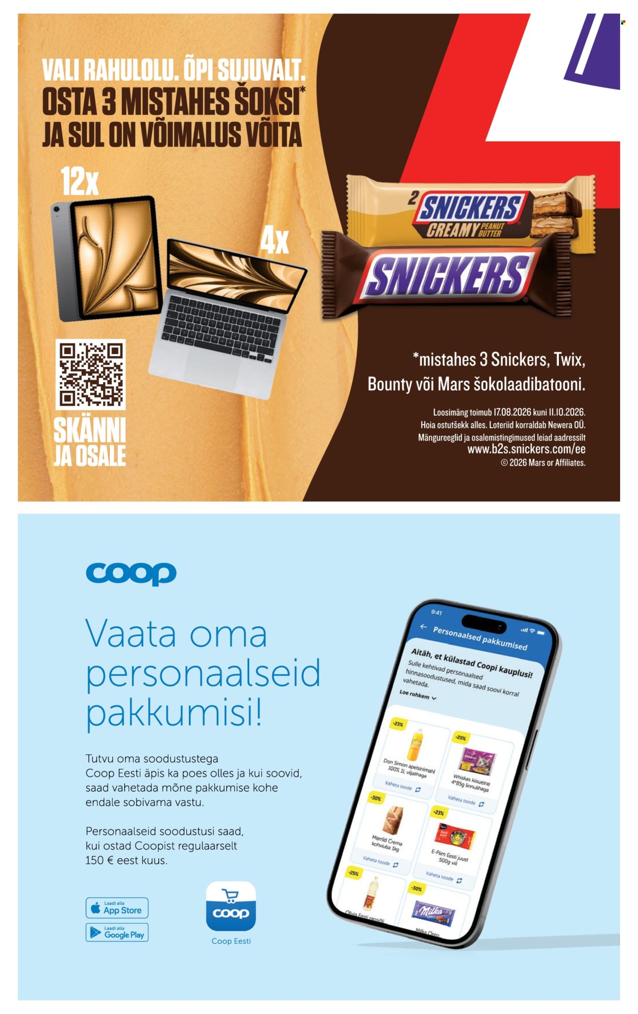 Coop kliendileht - 15.09.2026 - 21.09.2026. Lehekülg 20