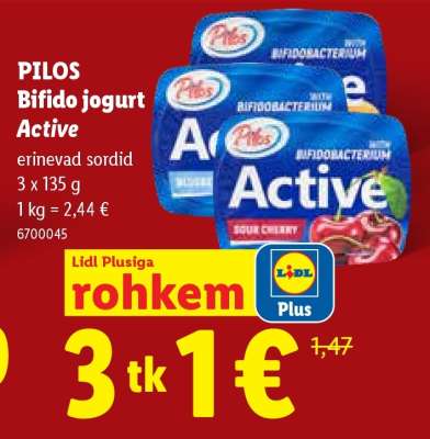 Pilos Bifido jogurt Active