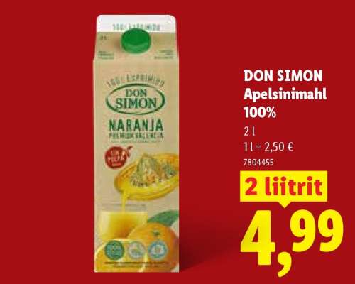 Don Simon Apelsinimahl 100%