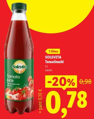 SOLEVITA Tomatimahl
