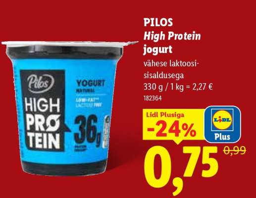 PILOS High Protein jogurt
