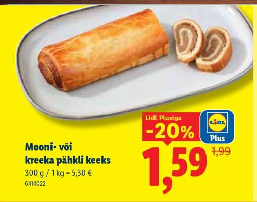 Mooni- või kreeka pähkli keeks