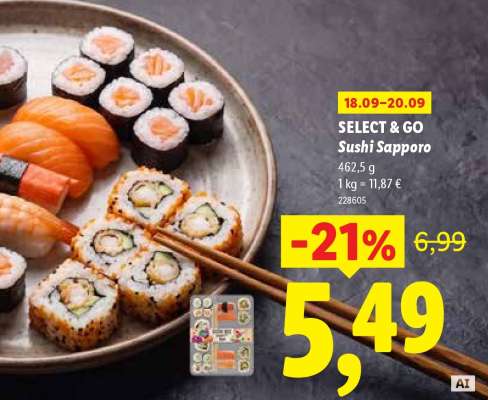 Select & Go Sushi Sapporo