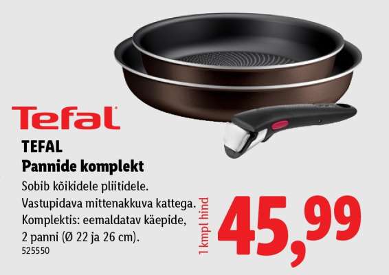 TEFAL Pannide komplekt