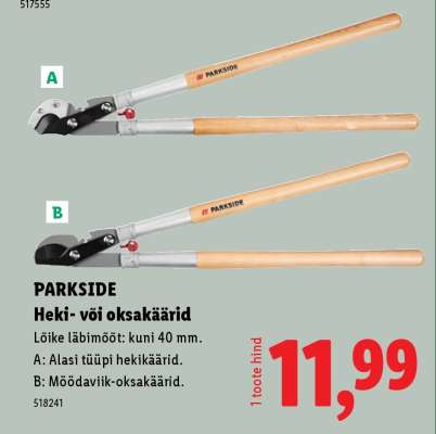 PARKSIDE Heki- või oksakäärid
