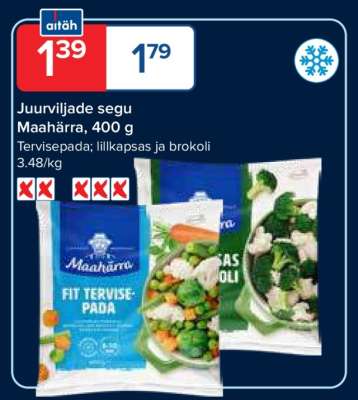 Juurviljade segu Maahärra, 400 g